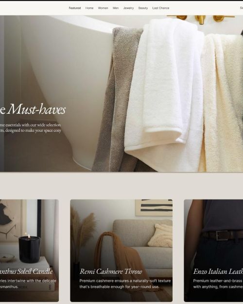 E-commerce Website Design